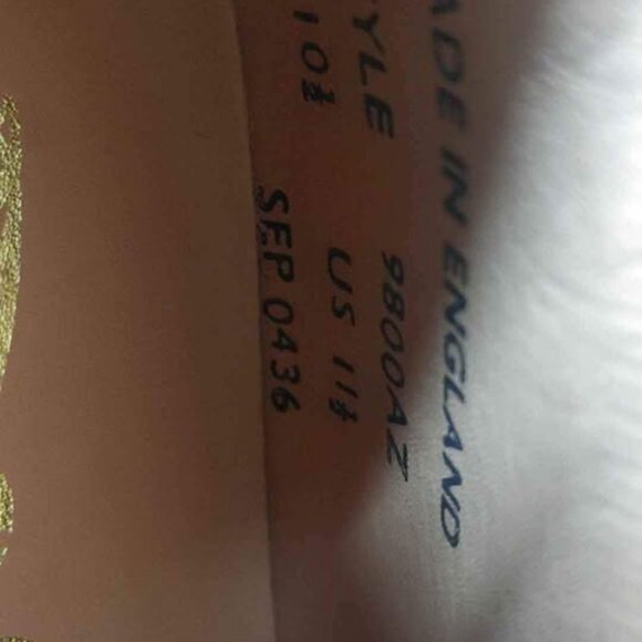 NIB Mark MCNAIRY New Amsterdam Navy Monk Shoes Mens 11.5 Made In England - Picture 4 of 6